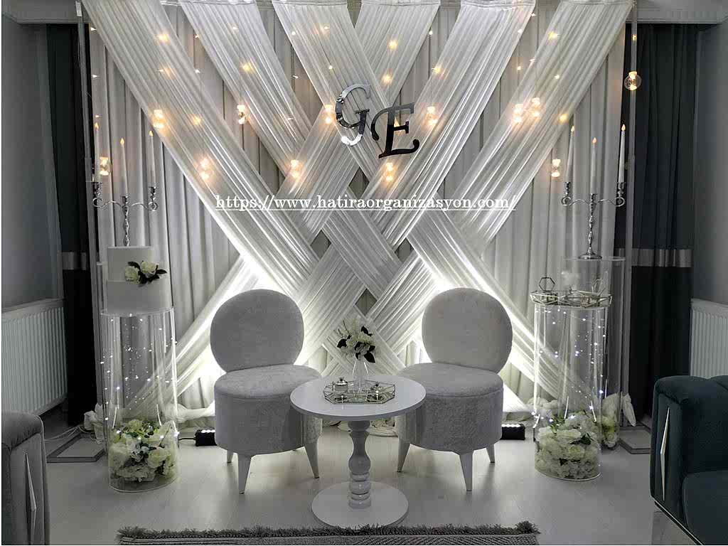 evde nişan organizasyonu