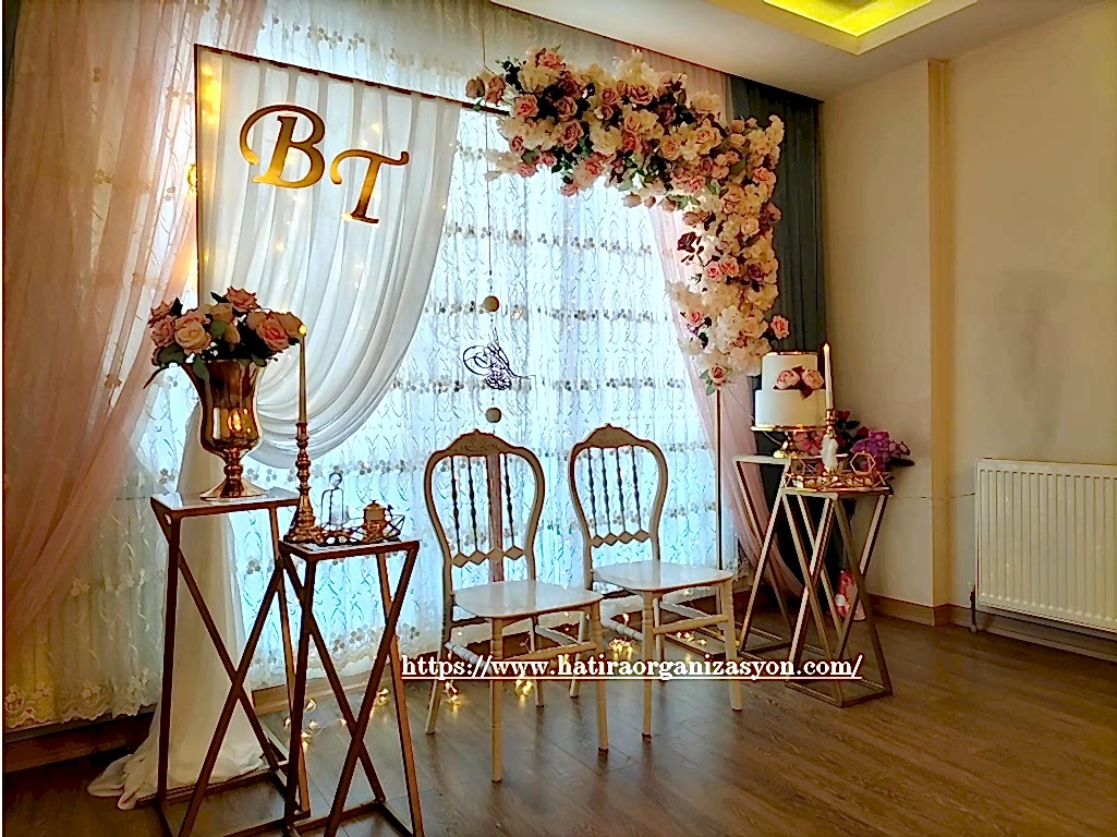 evde nişan organizasyonu